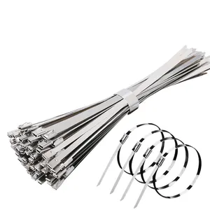 Export standards stainless steel cable ties mitre 10 tightening metal zip ties