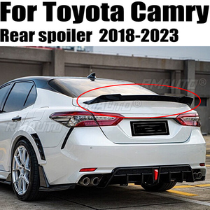 YOFER Style Rear Trunk Lid Spoiler Wing for Toyota Camry SE XSE Sport Model 2018-2023 Glossy Black Tailgate <b>Splitter</b> Trim Kit - Product Image 1