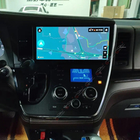 Gerllish 12,3 pouces Android Car Video pour Toyota Sienna 2014-2019 8 cœurs GPS Navi Lecteur multimédia de voiture Radio stéréo Récepteur