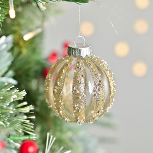 Adornos Colgantes de Bolas Navideñas Ecológicos de Alta Calidad, Decoraciones Festivas Transparentes de Plástico con Formas Especiales para Árboles - Product Image 4