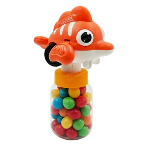 Caramelos de gelatina Bestar de tres colores con forma de pez espada, con caja, 2 años de duración, suministro a granel para niños - Product Image 4