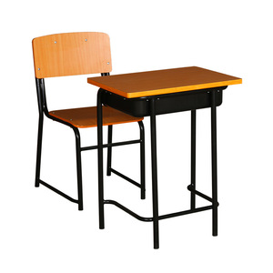 Fabricants de bureaux et chaises en acier tubulaire pour l'exportation, bureaux et chaises fixes individuels pour les études des étudiants - Product Image 5