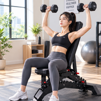 Machine Smith de Luxe pour la Musculation, Équipement de Fitness Écologique pour le Corps Entier à Domicile, Banc de Musculation Réglable