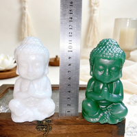 Prix d'usine – Statue de Bouddha bébé naturelle en cristal, pierres précieuses sculptées pour la méditation, la décoration et les cadeaux