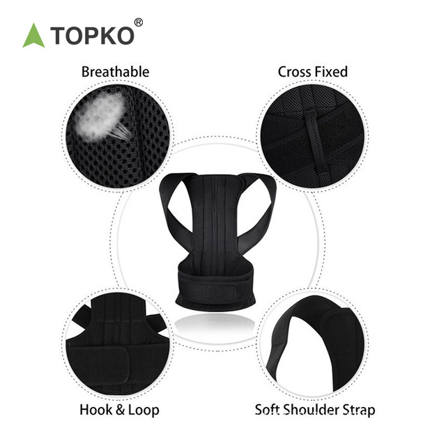 For Adjustable Shoulder Neck Upper Lumbar Back Brace Posture Corrector Guard Pain Relief Professional Protection Support