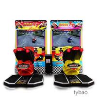 42 pouces LCD simple MANX TT moto moto jeu de course machine simulateur de conduite adulte enfants arcade voiture course machine de jeu