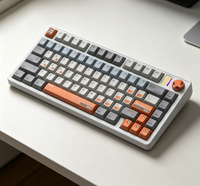 Clavier compact pour gamer avec logo personnalisé, touches PBT interchangeables à chaud, joint d'étanchéité, ordinateur portable