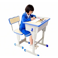 Meubles scolaires modernes durables et confortables, ensembles de bureaux et de chaises fonctionnels et peu encombrants pour les élèves