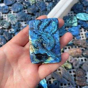 Vente en gros de sculptures d'animaux en <span class=keywords><strong>labradorite</strong></span> naturelle, renard et tigre, en cristal de quartz, pour la décoration de Noël - Product Image 4