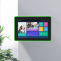 Toptan 10.1 inç LED çevreleyen Tablet PC duvara monte dokunmatik ekran için alışveriş merkezleri asansörler için toplantı odası rezervasyon