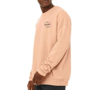 Custom Logo Crewneck Winter <b>Pullover</b> <b>Sweater</b> Casual Drop Shoulder Streetwear 100% Cotton Sweatshirt Wholesale Modest Hoodies Men - Product Image 6