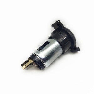 <b>Car</b> Cigarette Lighter <b>Socket</b> <b>12V</b> 120W Metal Round Black Waterproof With Cover - Product Image 1