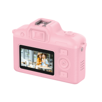 Appareil photo numérique miniature pour enfants DC30, vidéo 1080P, 2MP CMOS, forme de bouton, appareil photo de poche, MicroSD en option, décoration de poupée ABS, WiFi 180