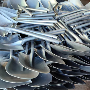 Bêche à neige plate antidérapante à poignée en D, robuste, agricole, <span class=keywords><strong>mini</strong></span>, sans fil, en acier au carbone 50Mn, avec manche en bois pour - Product Image 5