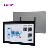 Écran tactile haute luminosité HTSC 2000 nits, étanche IK10, interfaces USB/VGA/DVI, 16:9, noir, usage professionnel, garantie 2 ans