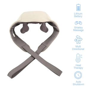 VCT Drop <span class=keywords><strong>Shipping</strong></span> Manos Libres Cuello Hombro Masajeador Inalámbrico Recargable Real Mano Amasado Cuello Cálido Hombro Masaje Producto - Product Image 2