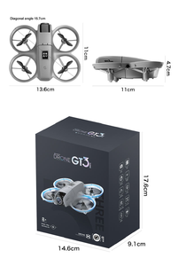 Dron Gt3 Mini con Flujo Óptico para Principiantes, Cámaras Duales SD 480P, Quadcopter Eléctrico Plegable con 6 Minutos de Tiempo de Vuelo y Función Sígueme - Product Image 6