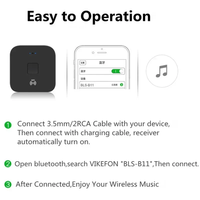 Récepteur BT 5.0, prise AUX 3,5 mm, adaptateur sans fil RCA, dongle, micro, NFC pour kit voiture, émetteur audio, amplificateur, haut-parleur, auto