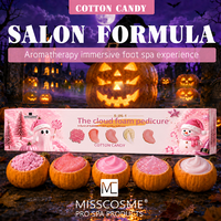 Kit de Pédicure Professionnel en Gros pour Salon, Étiquette Privée Personnalisée, Saison Automne, Kit Spa Pieds 5 Étapes à la Citrouille, Traitement de Pédicure en Gros