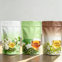 Échantillon Gratuit - Sachet Doypack Refermable en PE Qualité Alimentaire, Gaufré et Stratifié, avec Artwork Personnalisé pour Café Spécialisé et Thé en Vrac, Présentation en Magasin