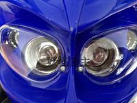 Accessoires pour moto tout-terrain 110-125, petit, moyen, grand, course, Apollo, quatre yeux, visage fantôme, support d'anneau avant, quatre lentilles, Chine