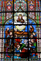 Panel de Vidrio Artístico Decorativo Laminado Sólido, Tamaño Personalizado, Diseño Personalizado para Iglesia, Hotel, Villa, Lugar, Salón Moderno, Duradero y de Lujo