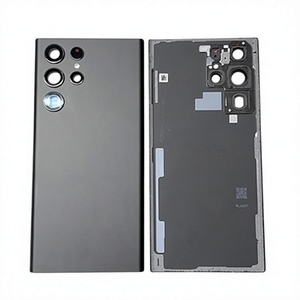 Carcasa trasera para celular Samsung S22, S22 Plus, S22 Ultra, reemplazo de la tapa trasera de vidrio, carcasa con adhesivo impermeable. - Product Image 2
