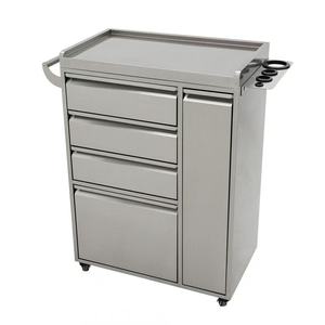 Stainless Steel Salon Trolley Beauty Storage Cart 4 Drawer Silent Slide Rail Anti-fingerprint for Hair Salon Barbershop - Product Image 2