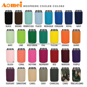 奥美定制12盎司氯丁橡胶啤酒冷却器短粗支架16盎司升华袖子，卡通图案便宜个性化 - Product Image 2