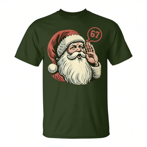 Camiseta navideña Six Seven Meme de Papá Noel para niños, diseño 67 - Product Image 2