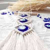 Fait à la main turc bleu mauvais œil suspendu voiture charme ornement accessoire perles bénédictions Protection décoration murale pour la décoration de la maison