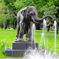 Statue d'éléphant feng shui en laiton, décoration, exportation depuis l'usine chinoise