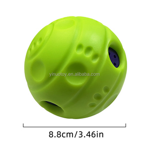 Pelota de Juguete para Mascotas Yinuo, Suave, con Estampado de Huella Verde, Resistente a Mordeduras, Irrompible, Divertida, Interactiva para Perros - Product Image 1