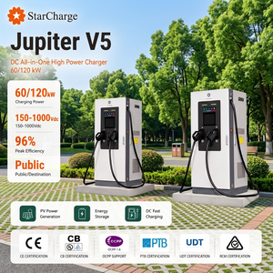 Chargeur de véhicule électrique DC Starcharge Jupiter V5 60kW CCS2 GBT Combo -30°C à 55°C IP55, compatibilité multi-scénarios - Product Image 1