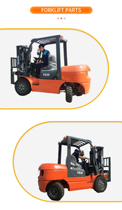 Carretilla elevadora diésel de 3 toneladas Carretilla elevadora manual - Product Image 3