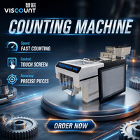 VisCount VST4-1 possède un équipement de comptage automatisé certifié CE, pour le comptage et l'emballage de petits matériaux de diverses qualités.