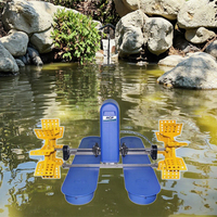 Pompe à eau propre innovante 380V à haut rendement, profondeur de submersion de 11 cm, moteur triphasé de 2 CV, aérateur à roue hydraulique haute pression