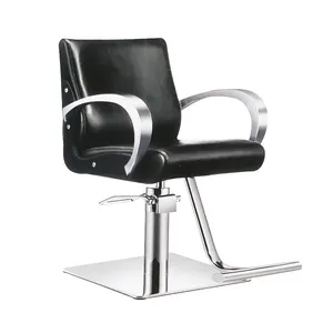 Barbershop kursi Salon antik, perlengkapan Salon furnitur kursi Salon sandaran kulit kursi potong rambut