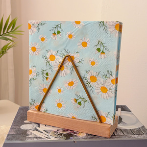 Daisy Printed Paper Napkins 330mm Disposable For Themed Party Use - Product Image 2