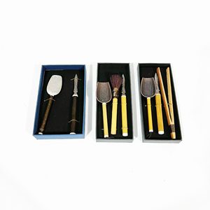 ชุดอุปกรณ์ชงชาไม้ไผ่ 3 ชิ้น สไตล์หยกไม้ไผ่ อุปกรณ์พิธีชงชา - Product Image 1