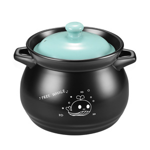 Clay Pot Stew Pot High Temperature Resistant Ceramic Earthenware For Gas Stove Cooking Soup And Rice - Product Image 3