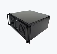 Boîtier de rack de serveur 4U de 19 pouces avec lecteur optique 5.25 châssis PC industriel à facteur de forme ATX avec ventilateur en stock