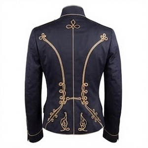 Veste de parade steampunk décorative, uniforme de fanfare, coupe-vent respirant en coton, unisexe - Product Image 5