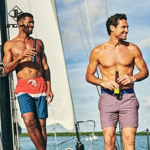 กางเกงว่ายน้ำผู้ชายคุณภาพสูง ออกแบบเอง ผ้าสแปนเด็กซ์ มีกระเป๋า - Product Image 3