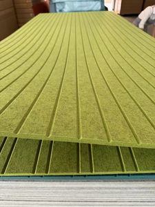 Panneaux acoustiques modernes rainurés, 48 couleurs disponibles, pour l'<span class=keywords><strong>isolation</strong></span> acoustique des murs/plafonds des hôtels et des maisons - Product Image 5