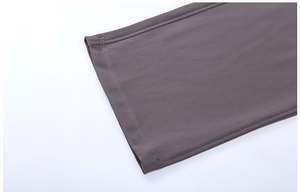 Summer and Sprin Naked Feeling Yoga Pants Draw String Waistband Stretchable Sports Leisure Cropped Yoga Pants - Product Image 6