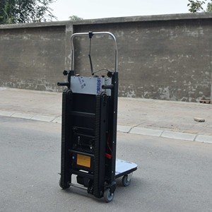 Minivolcadora Eléctrica de 400 kg, Plataforma Plegable de Acero para Subir Escaleras, Resistente, para Trabajos de Construcción - Product Image 1