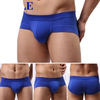 Sous-vêtements pour hommes personnalisés en coton élastique respirant, caleçons, slips sexy, boxers, string