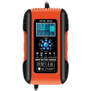 OEM inteligente <span class=keywords><strong>12</strong></span> <span class=keywords><strong>voltios</strong></span> 10 AMP <span class=keywords><strong>cargador</strong></span> de batería automático AGM GEL húmedo 24V 5a <span class=keywords><strong>cargador</strong></span> de batería de plomo ácido <span class=keywords><strong>7</strong></span> etapas Lifepo4 <span class=keywords><strong>cargador</strong></span> de batería - Product Image 2