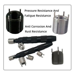 Ốc vít thép carbon khóa Khóa chủ đề chèn màu đen chèn dây ren <span class=keywords><strong>Kit</strong></span> M4 ren ống lót Metric cường độ cao - Product Image 4